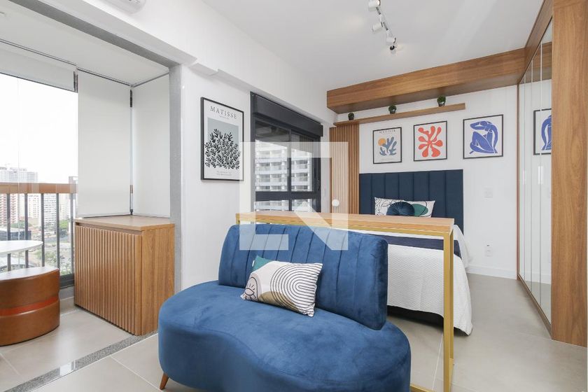 Apartamento à Venda - Brooklin, 1 Quarto,  28 m2