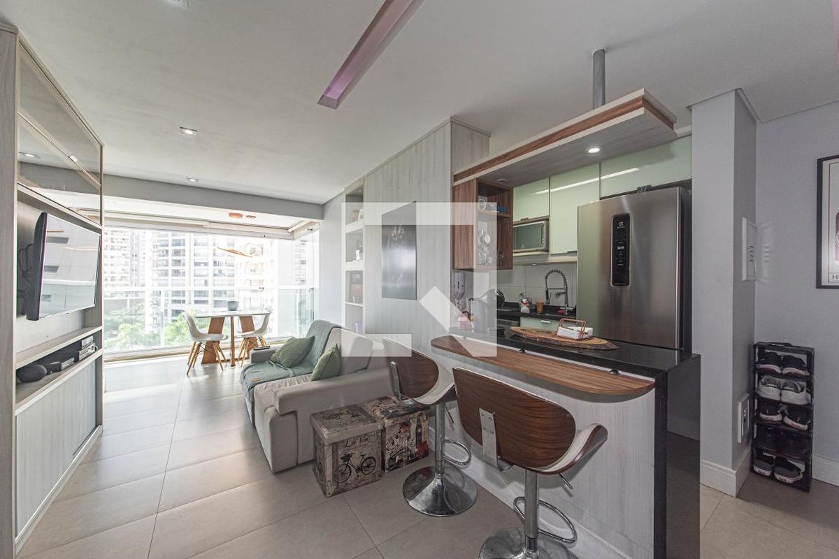 Apartamento à Venda - Brooklin, 1 Quarto,  50 m2