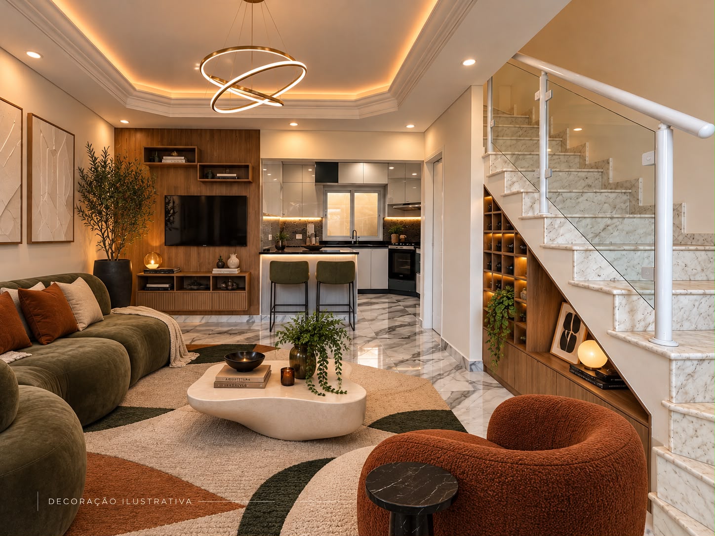 Casa de Condomínio com 124m², 3 quartos e sem vagas.