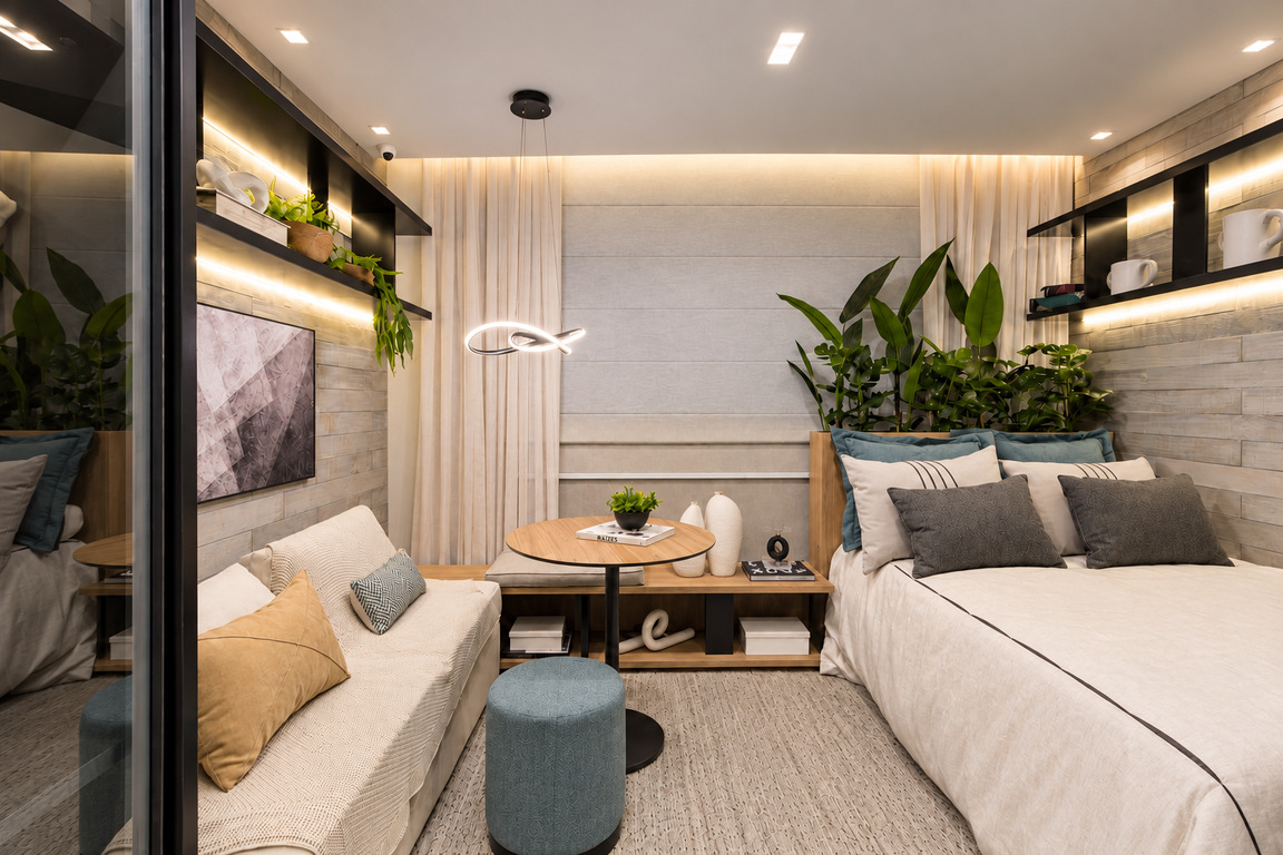 Studio no Roma Jardim Guedala com Lazer Completo
