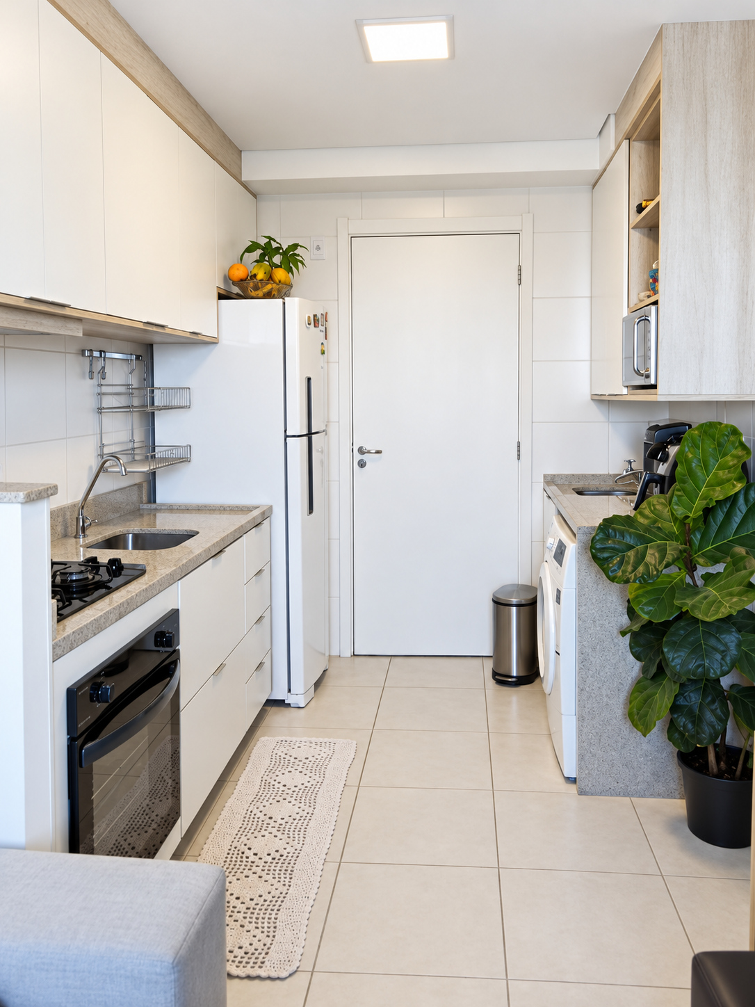 Apartamento com 26m², 1 quarto e sem vagas.