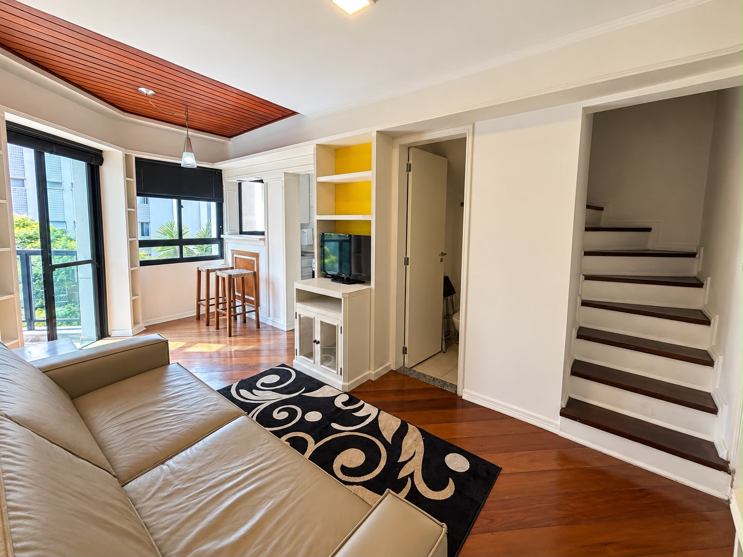 Apartamento com58m² no Itaim Bibi, 1 quarto e 1 vaga.