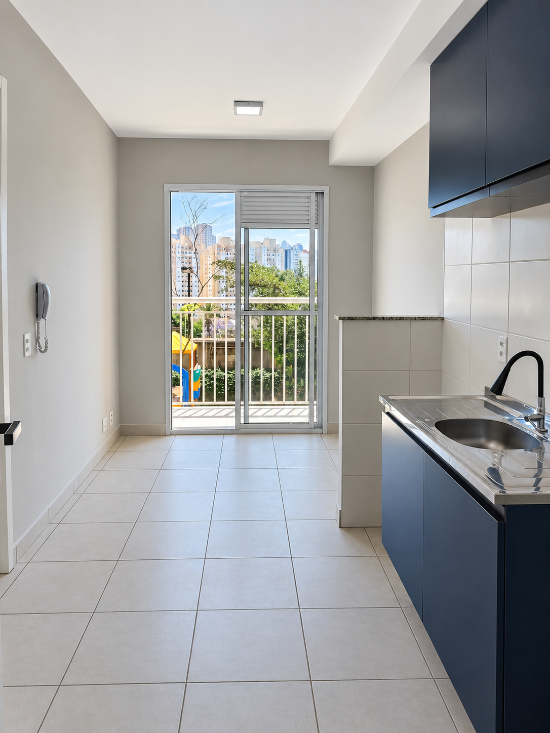 Apartamento com 29m², 1 quarto e sem vagas.