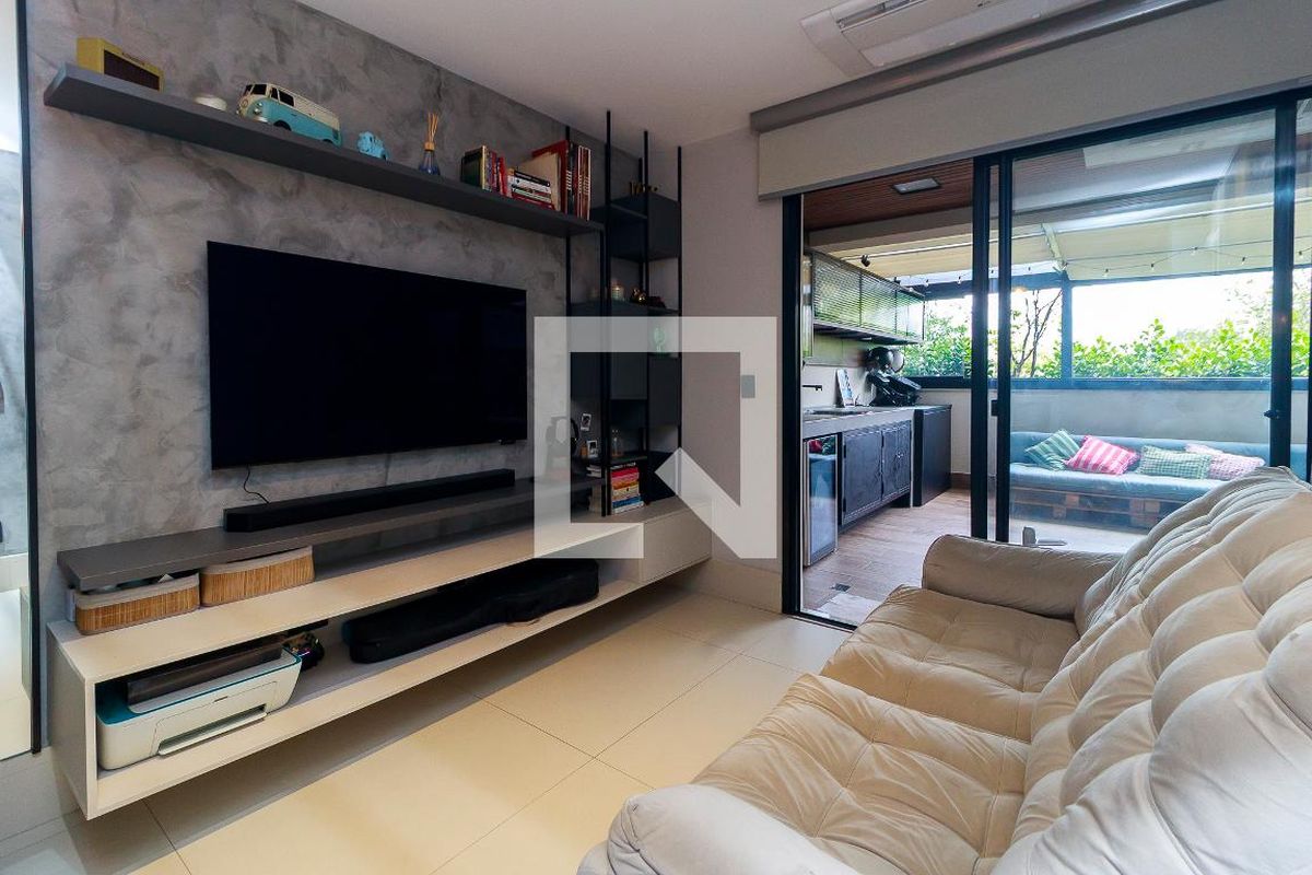 Apartamento à Venda - Brooklin, 1 Quarto,  60 m2