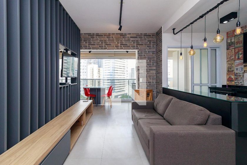 Apartamento à Venda - Brooklin, 1 Quarto,  50 m2